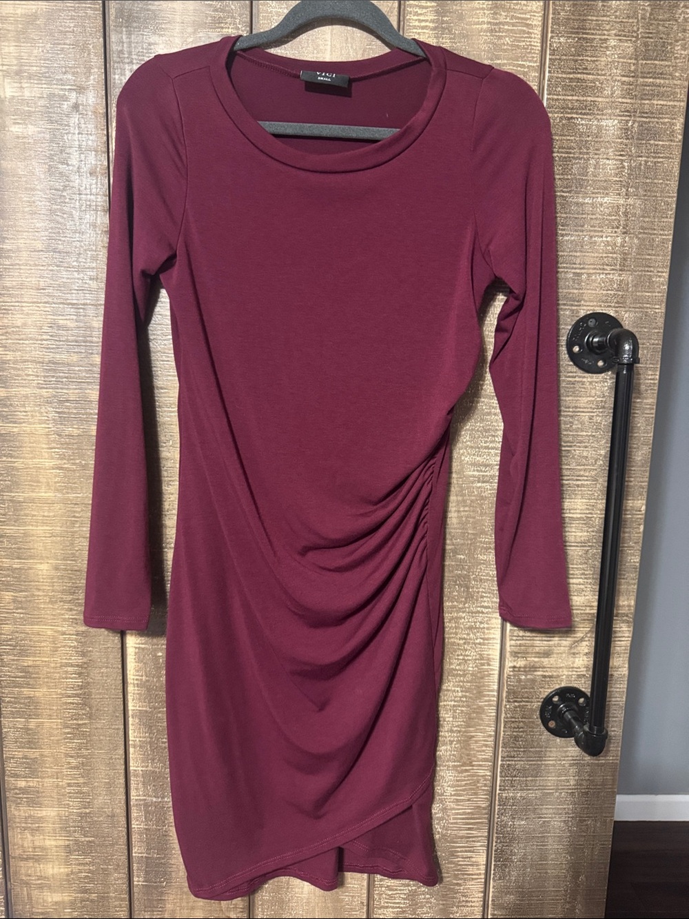 VICI dress with gathered side
